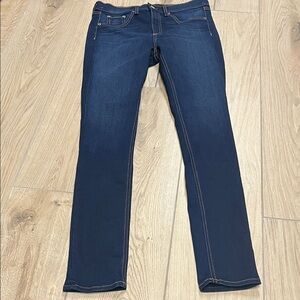 rag & bone High Rise Skinny Dark Blue Jeans